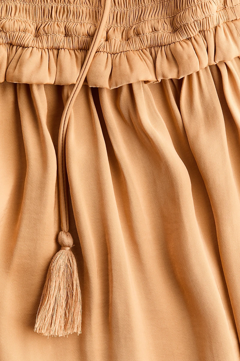 Tasseled Maxi Skirt