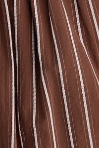 Belted Balloon-Leg Pants