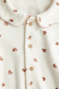 Cotton Velour Jumpsuit