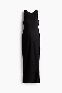 MAMA Textured Jersey Dress