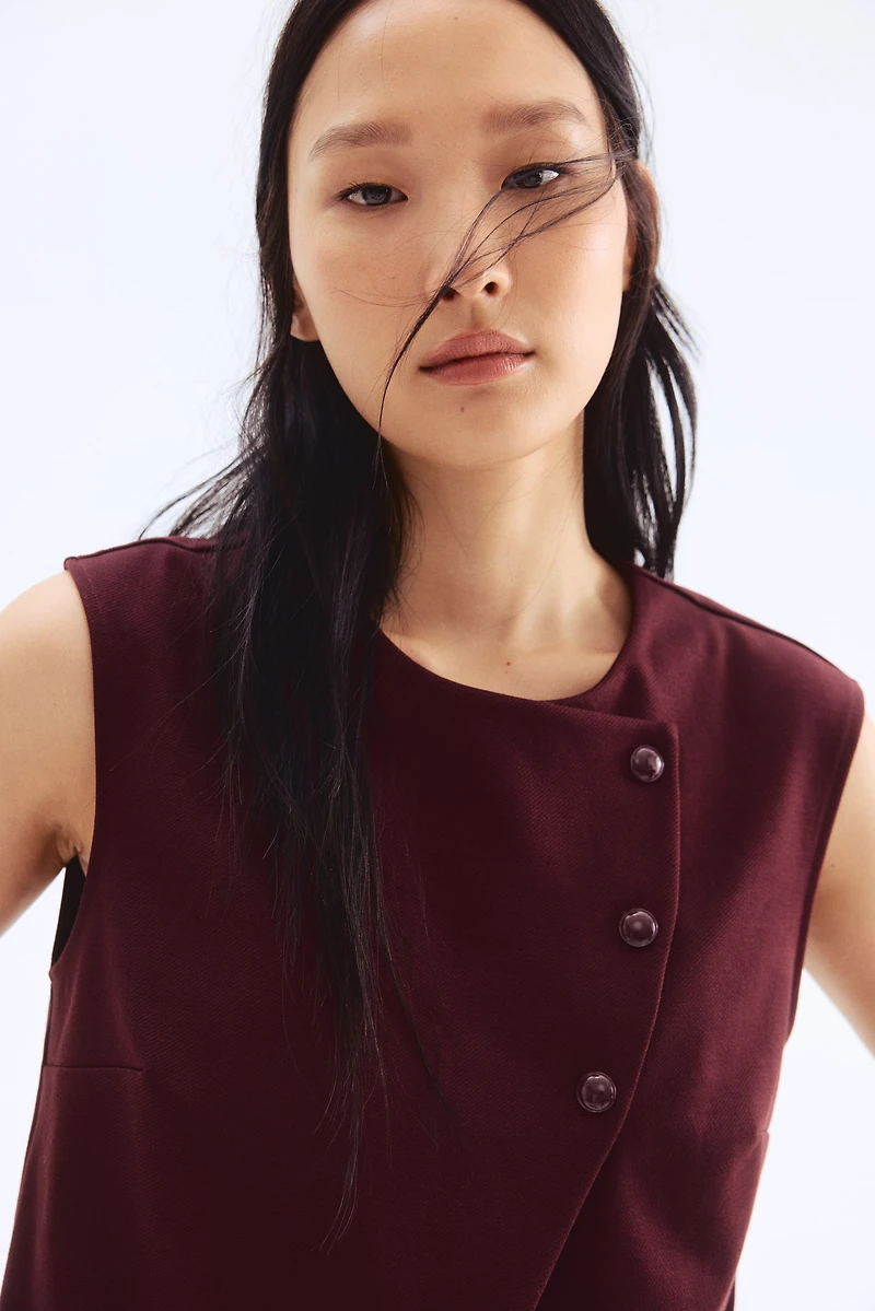 Asymmetric Wrap Vest