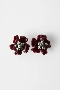 Flower-Shaped Earrings