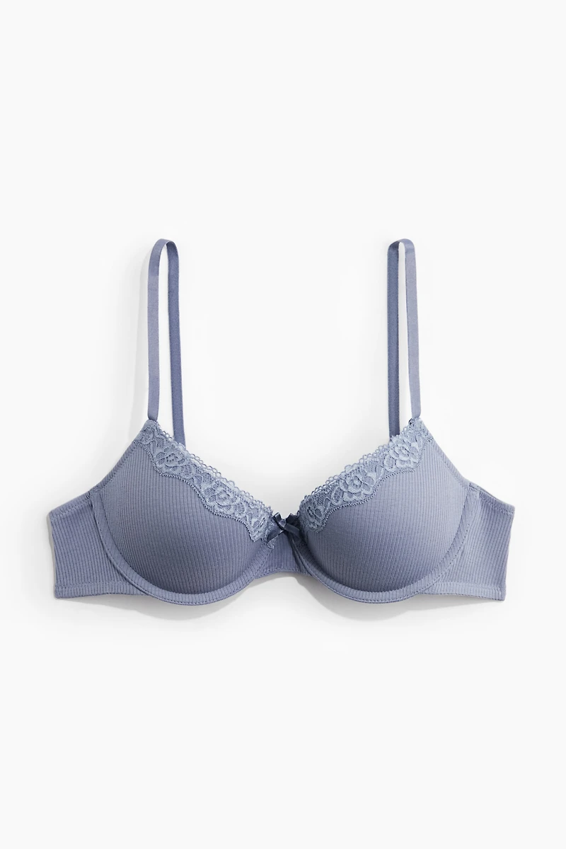 Cotton Demi Push-Up Bra