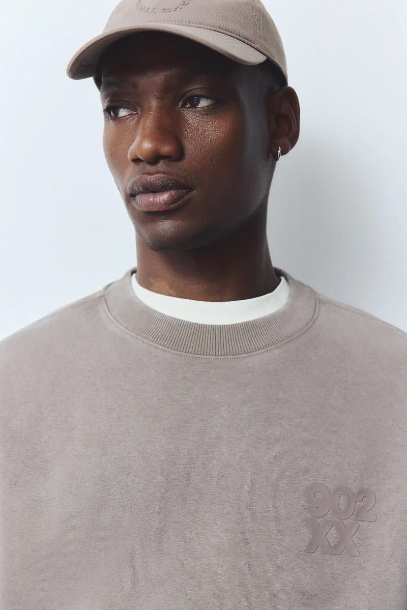 Loose-Fit Printed Sweatshirt