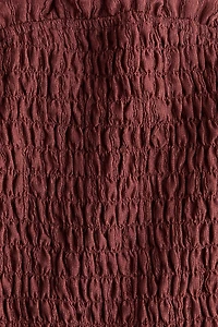 Haut tube de plage smocké