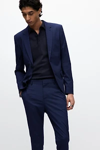 Skinny Fit Suit Pants