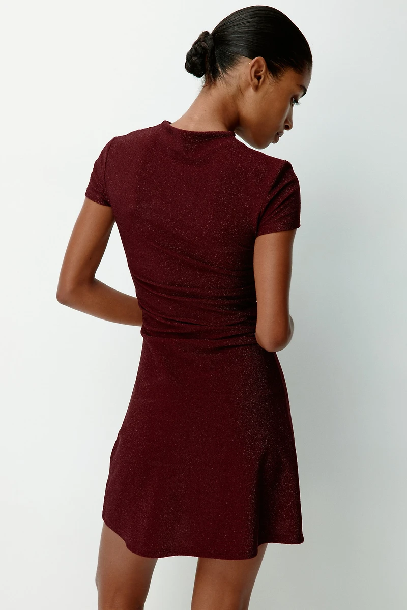 Robe à effet drapé