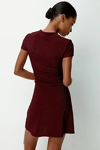 Robe à effet drapé