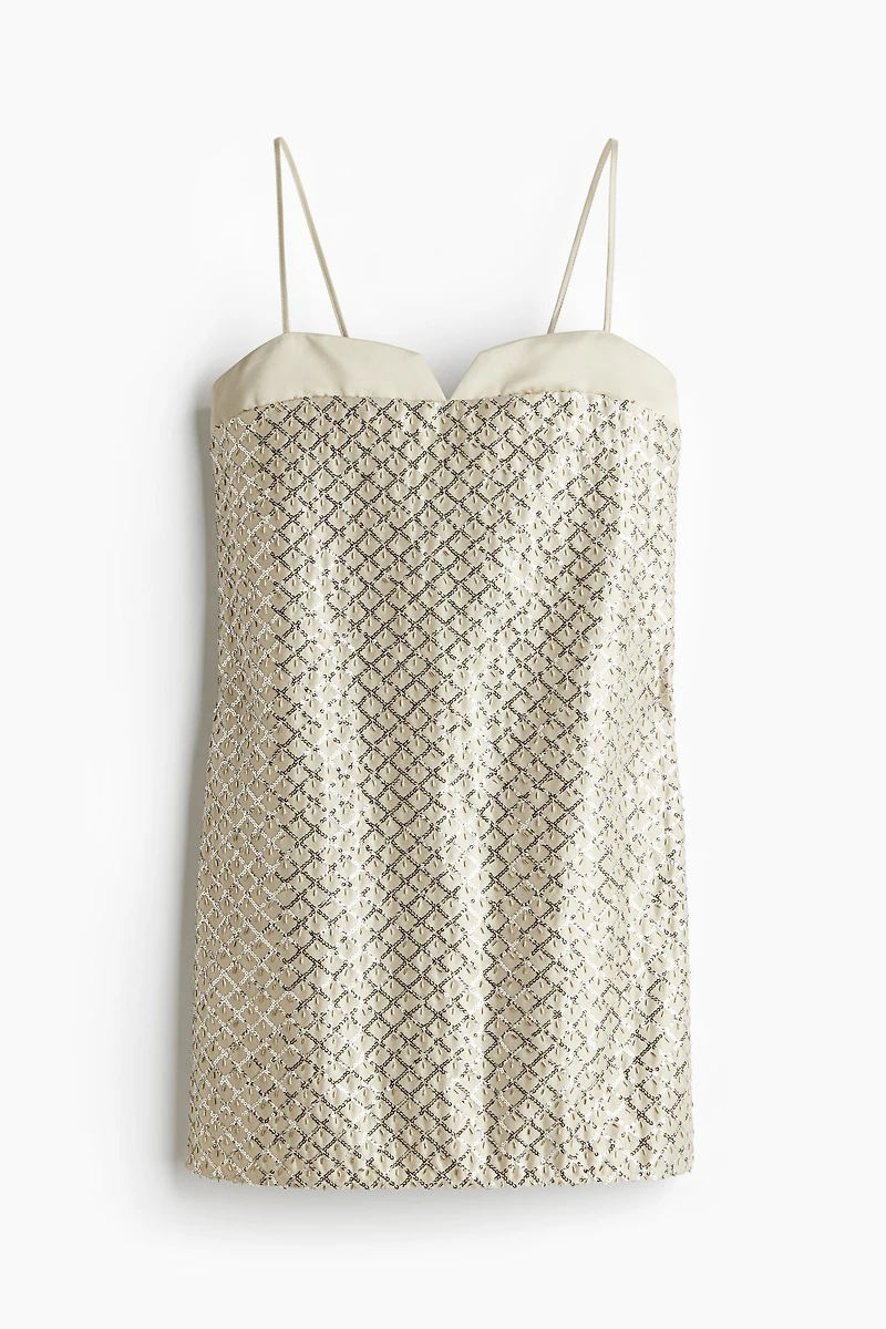 Embellished Slip Dress