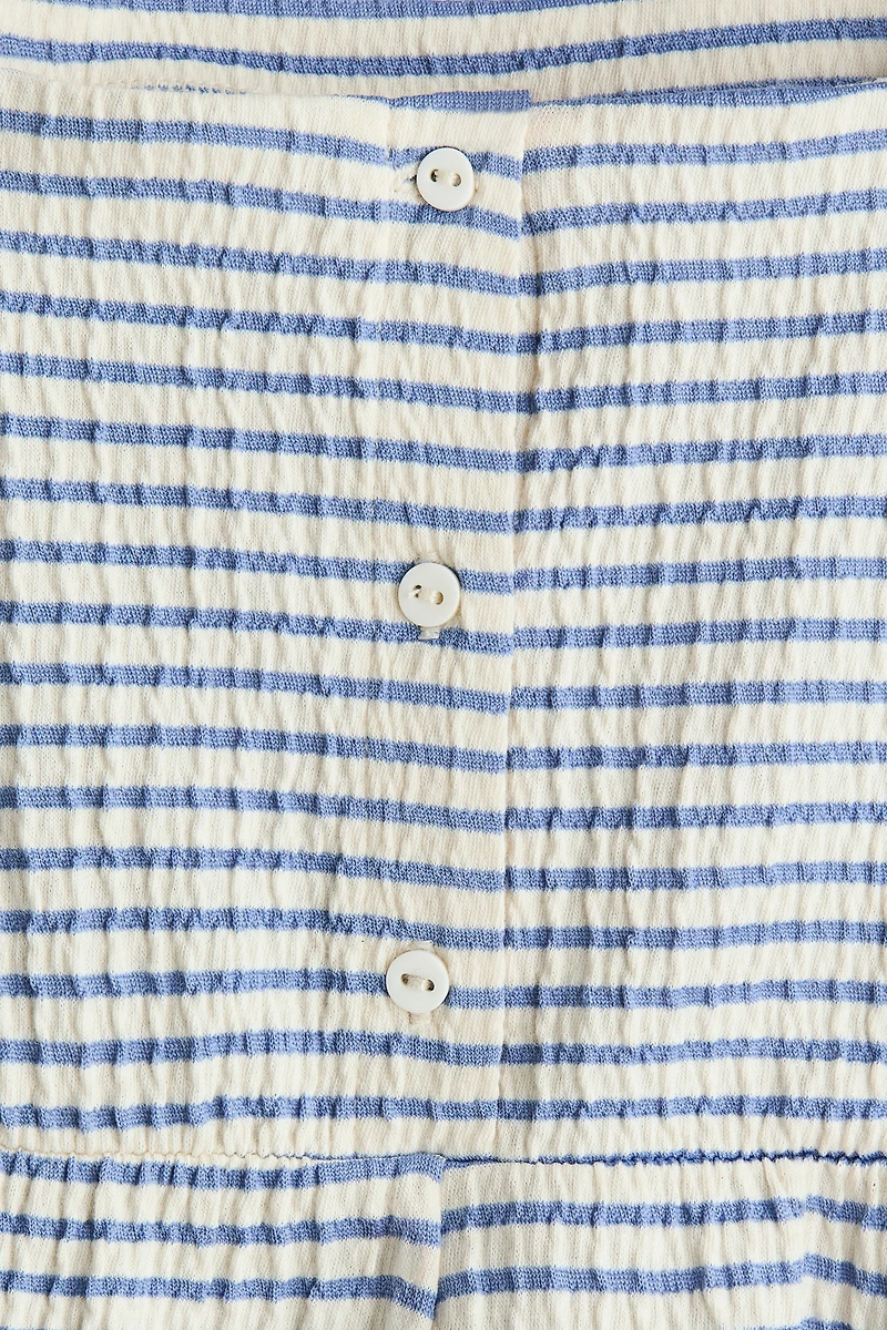 Textured Jersey Jumpsuit