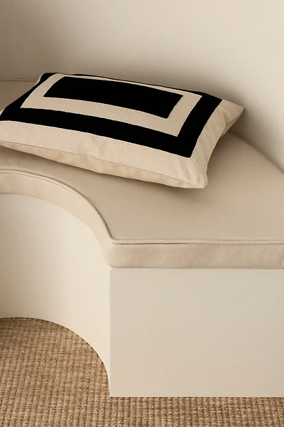 Linen-Blend Cushion Cover