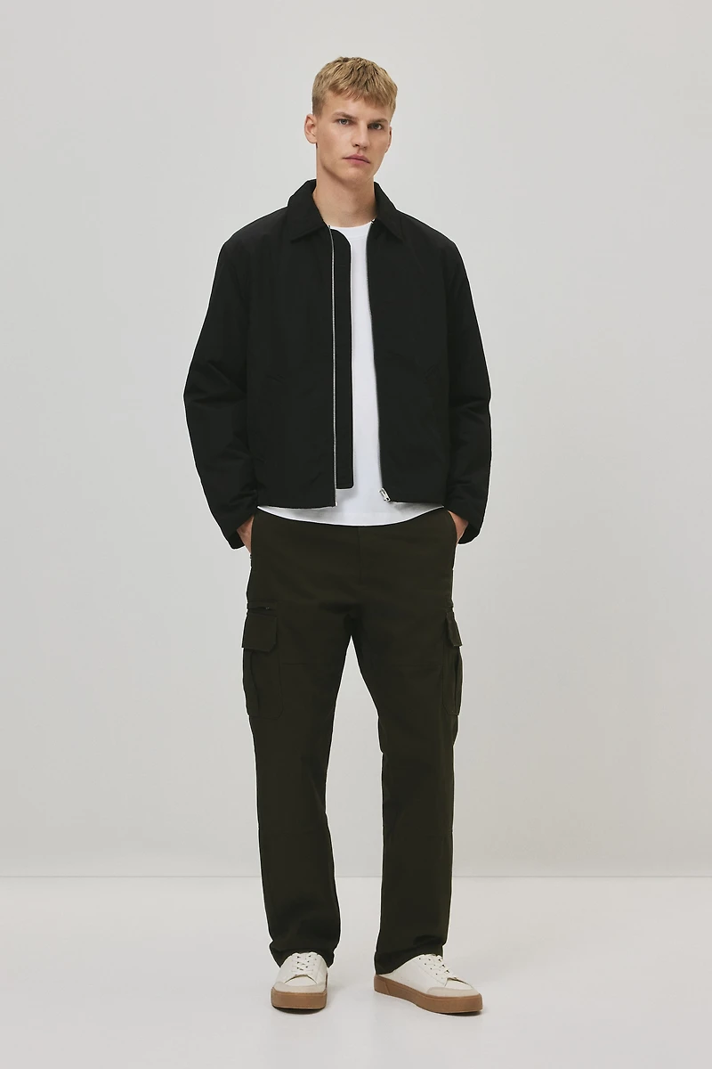 Regular-Fit Twill Cargo Pants