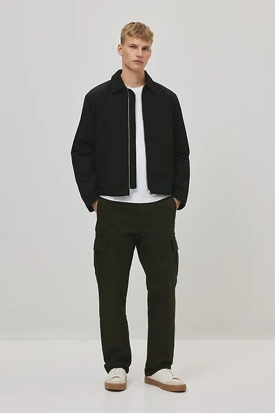Regular-Fit Twill Cargo Pants