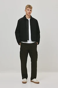 Regular-Fit Twill Cargo Pants
