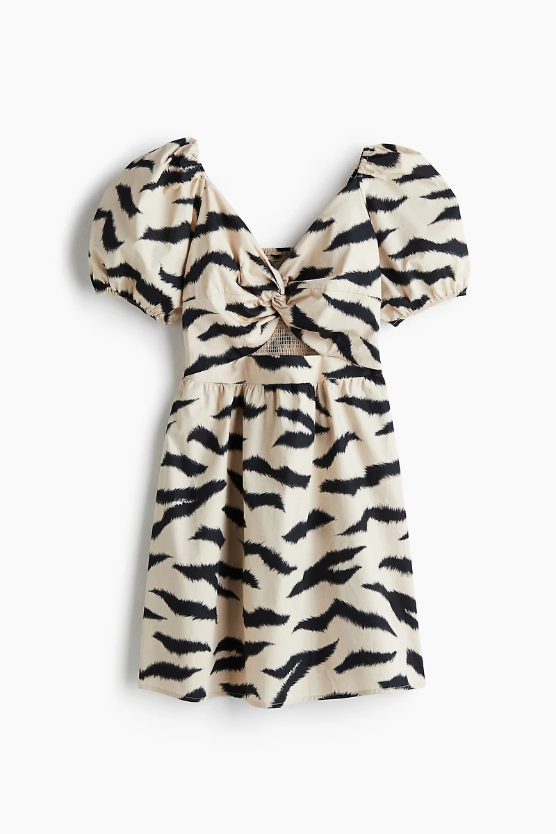 Robe avec détail torsadé