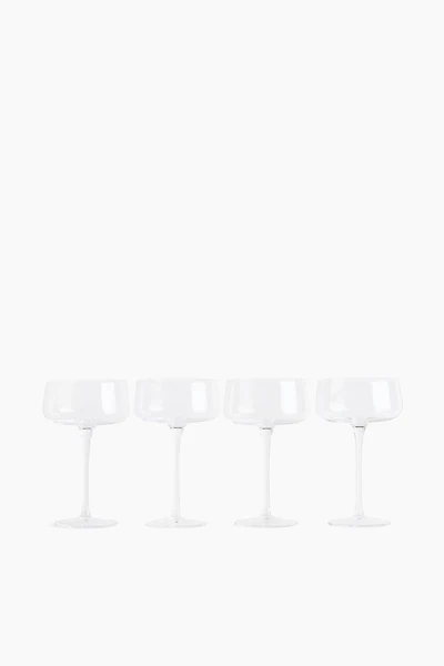 4-Pack Tall Coupe Glasses