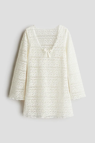 Crochet-Look Beach Dress
