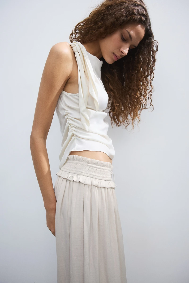 Tasseled Maxi Skirt