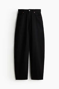 High Rise Barrel Leg Jeans