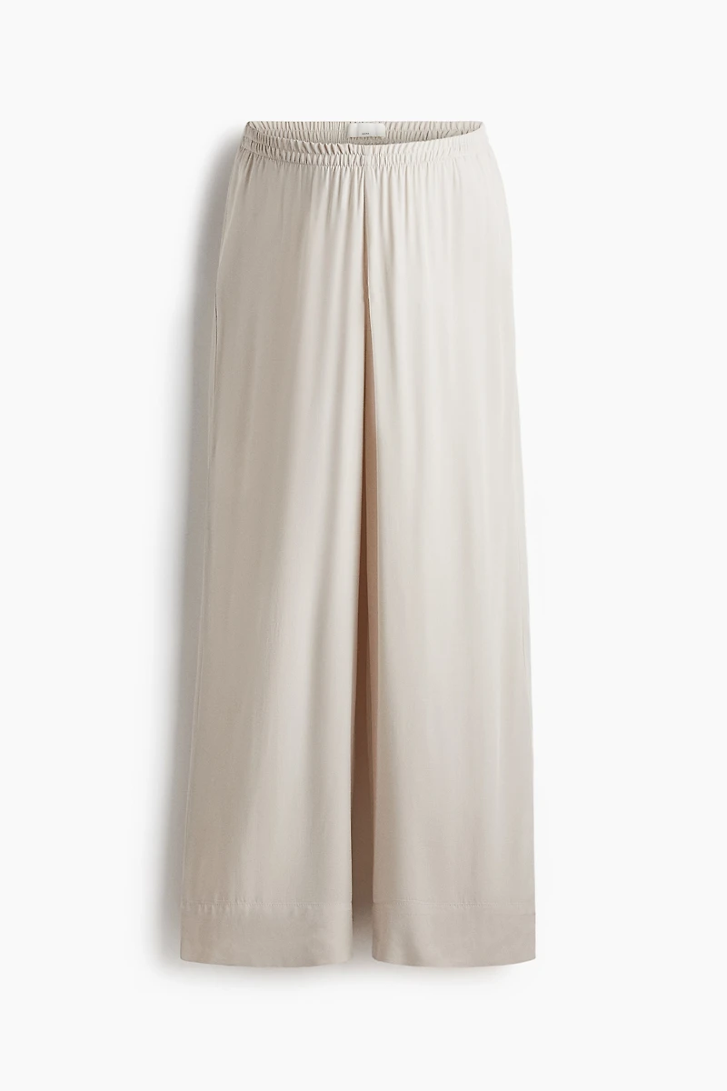 MAMA Pantalon droit en sergé