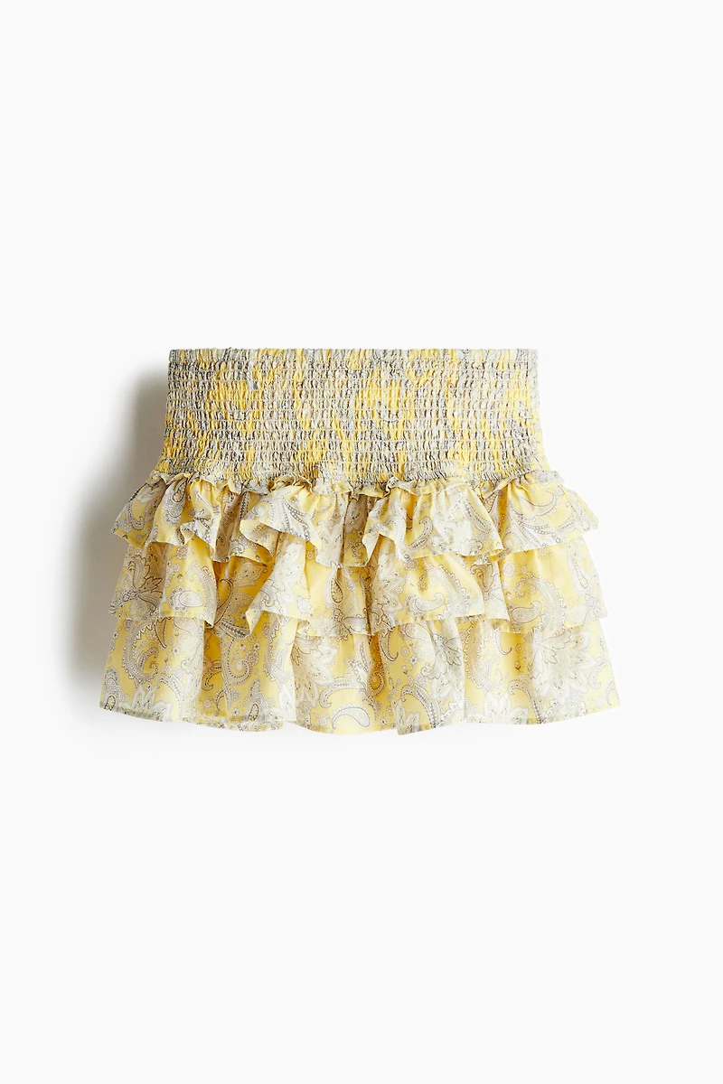 Tiered Mini Skirt