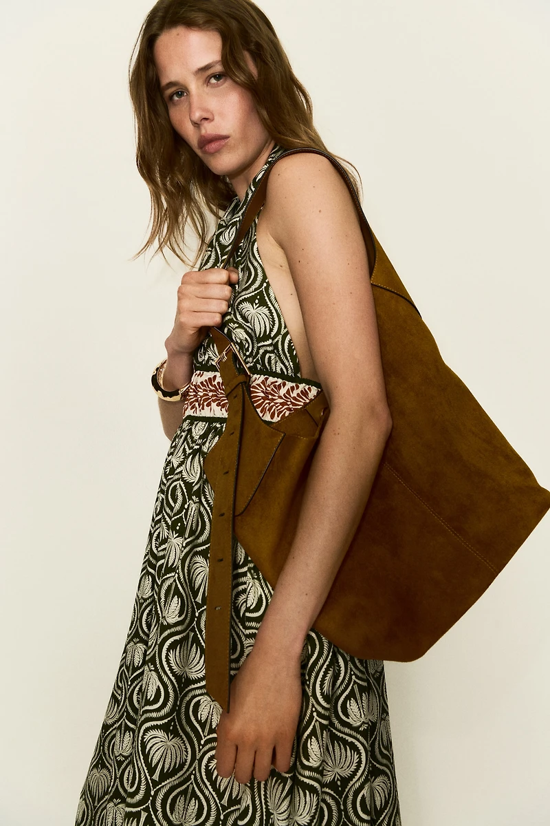 Flared Halterneck Dress