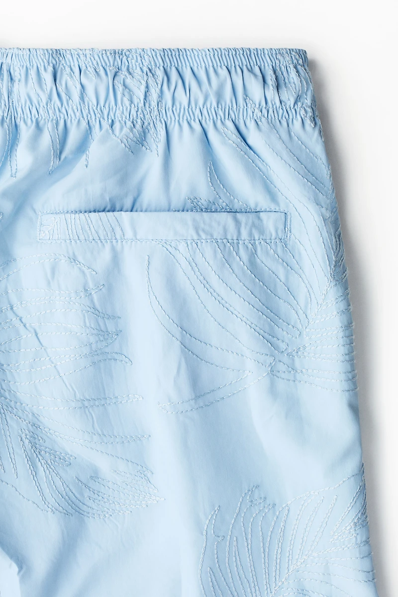 Patterned Swim Shorts