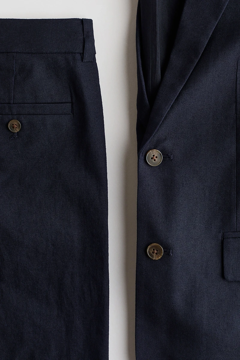 Linen-Blend Suit