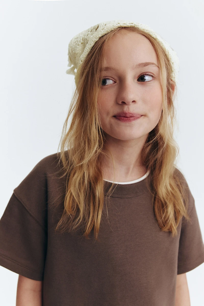 Crochet-Look Headscarf