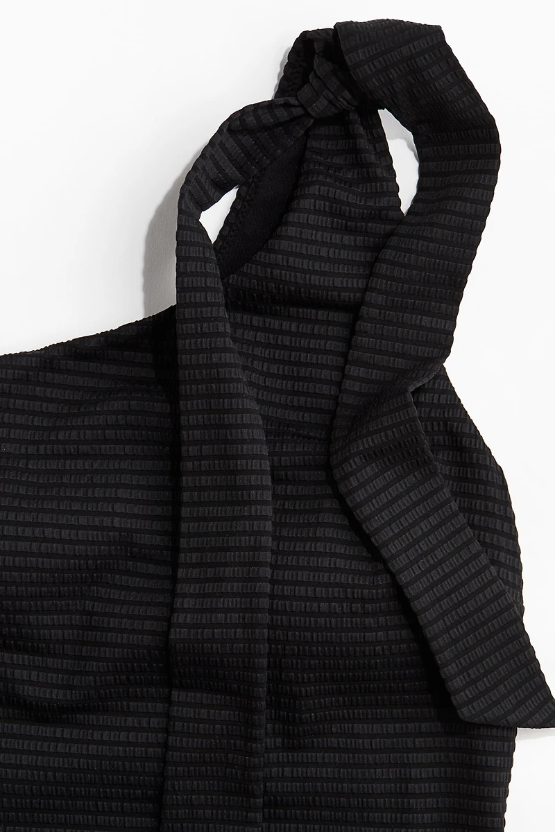 Padded-Cup One-Shoulder Swimsuit