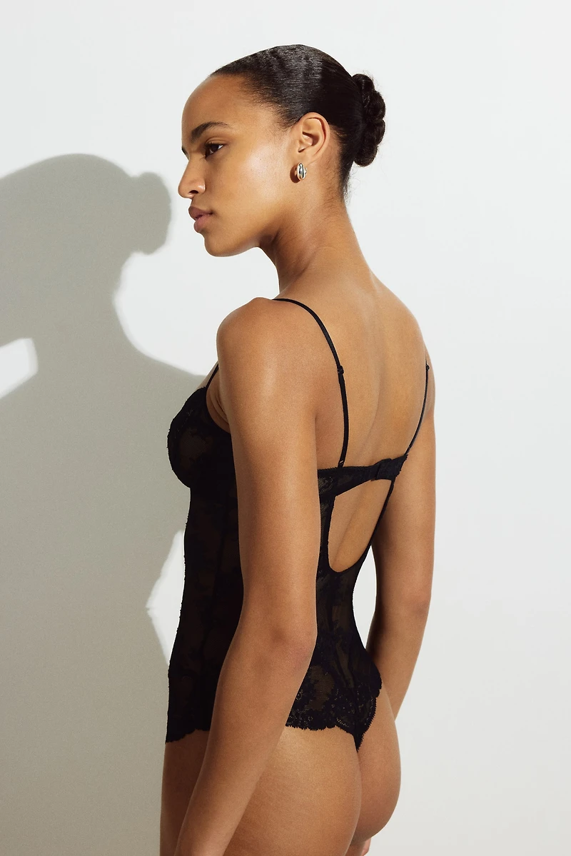 Maillot Tanga en dentelle