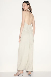 Glittery Halterneck Top