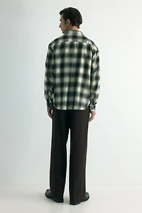 Relaxed-Fit Flannel Shirt