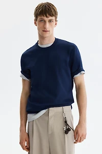 Slim-Fit Knit T-Shirt