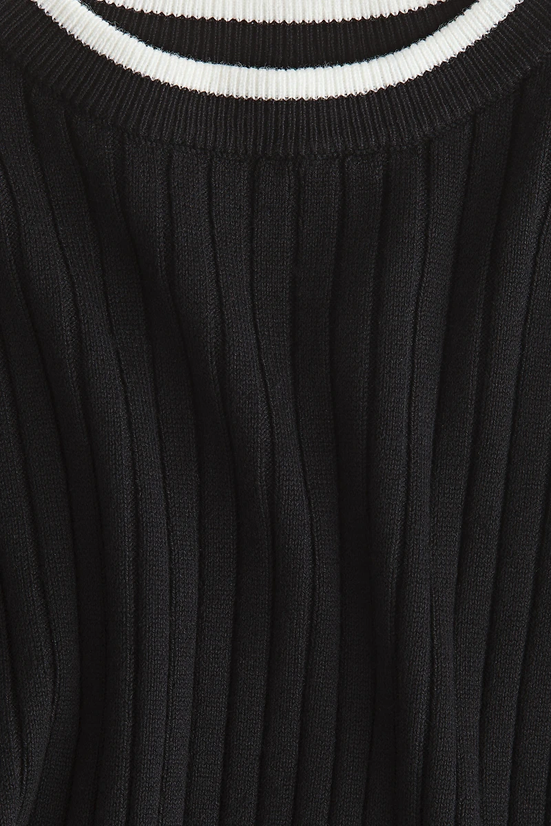 Rib-knit Sweater