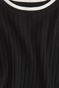 Rib-knit Sweater