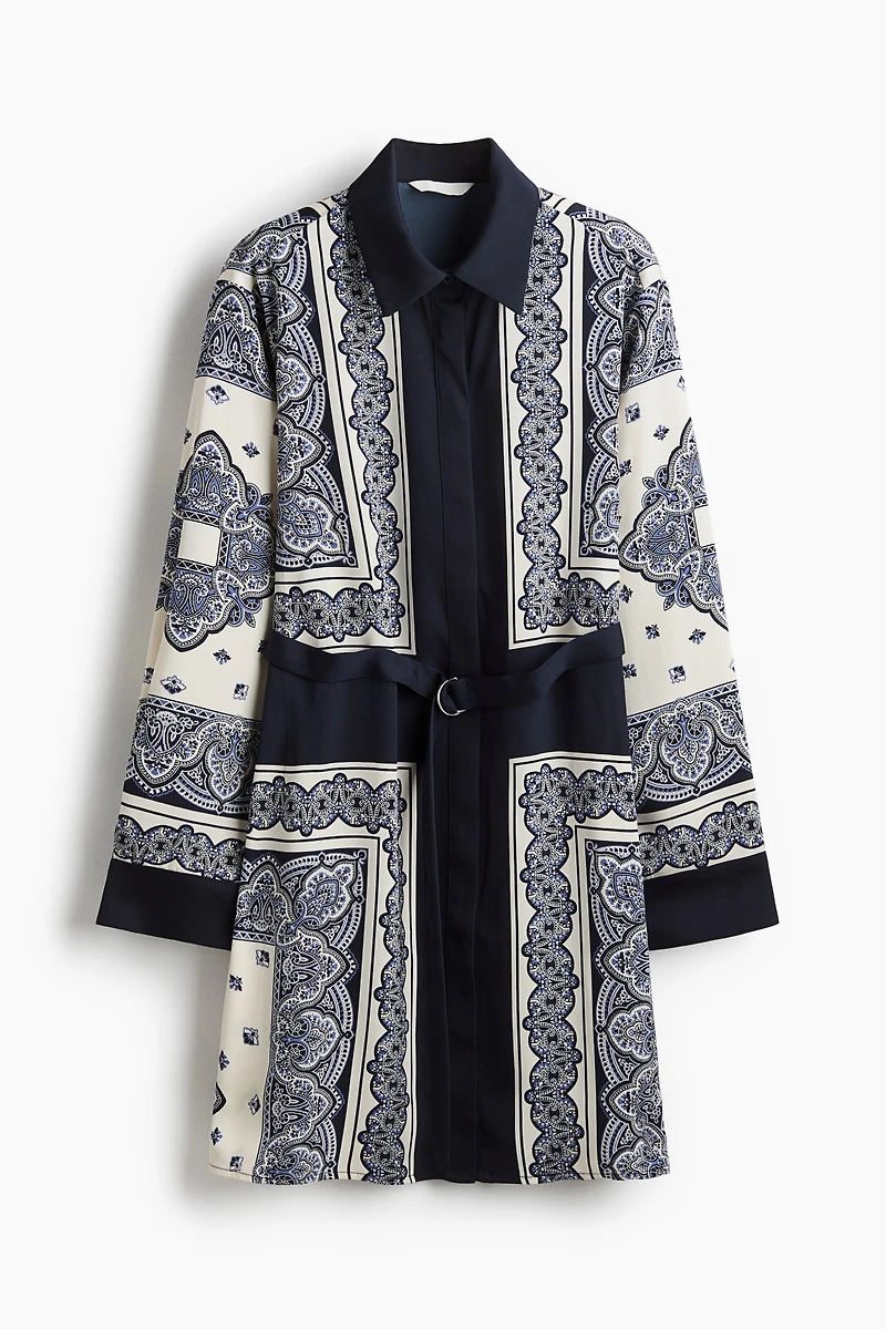 Shirt Dress with Belt