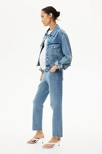 MAMA Jean à la cheville Coupe Amincie