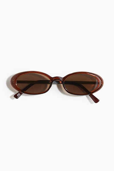 Lunettes de soleil ovales