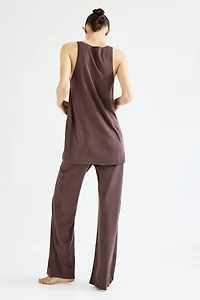 Long Fine-Knit Top