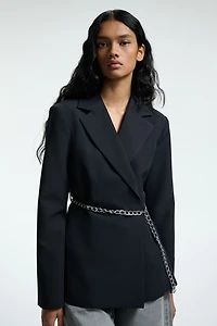 Veston avec ceinture