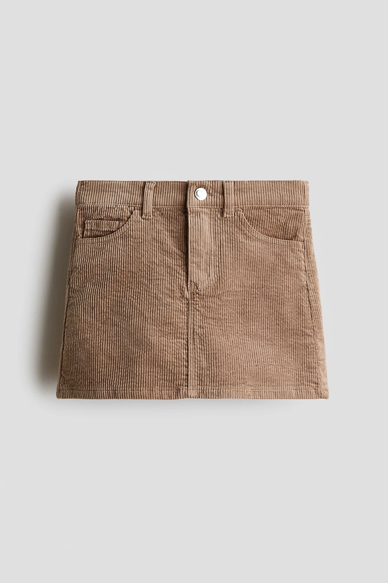 Corduroy Skirt
