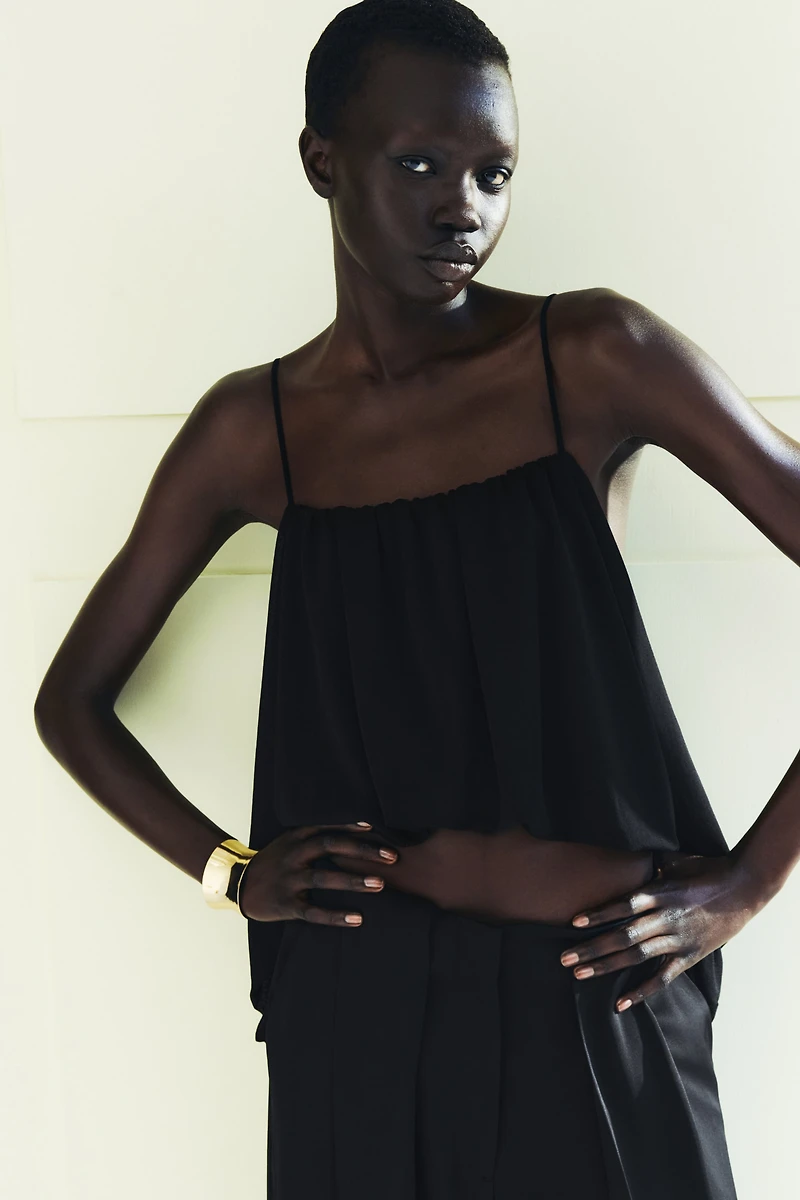 High-Low Strappy Top