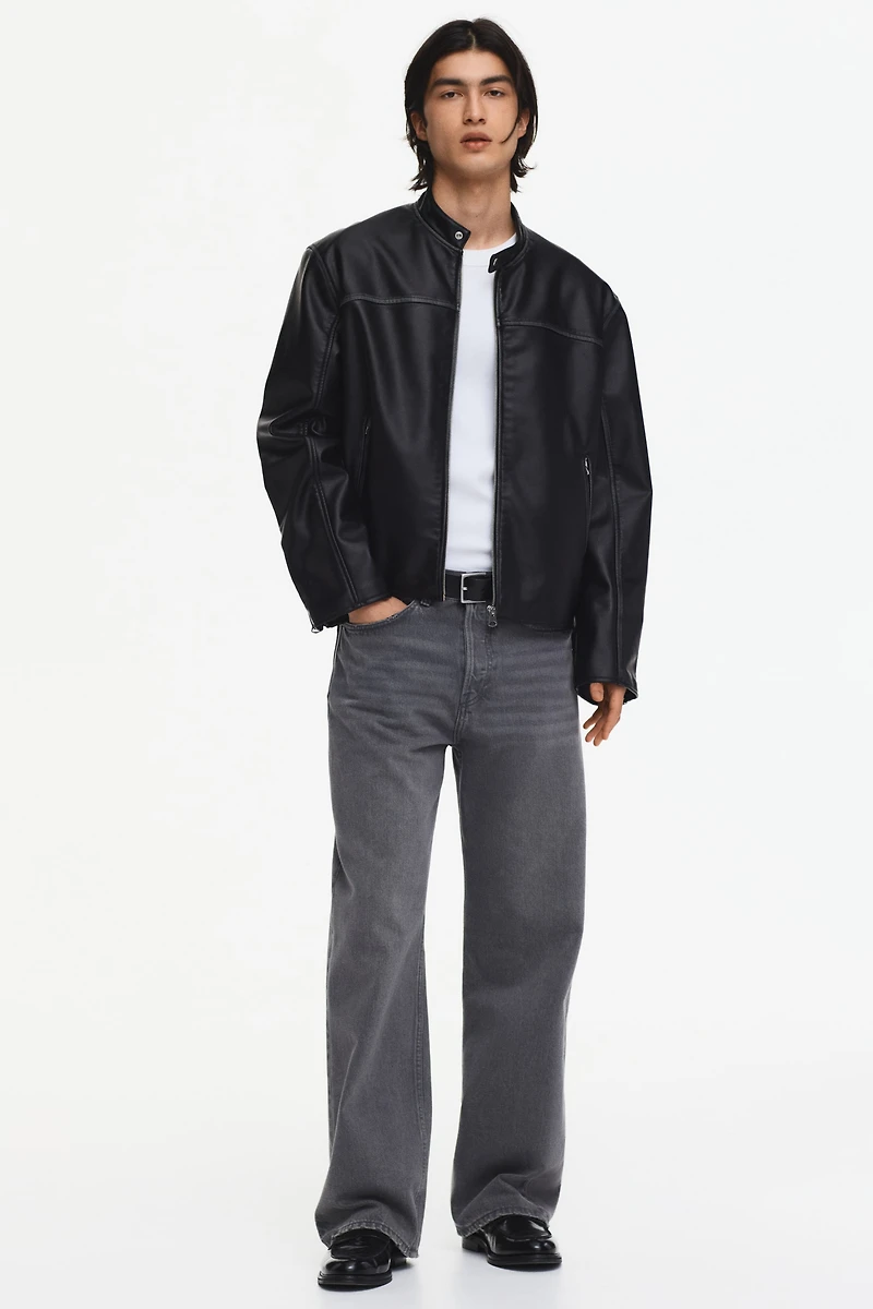 Veste de coureur automobile en tissu enduit