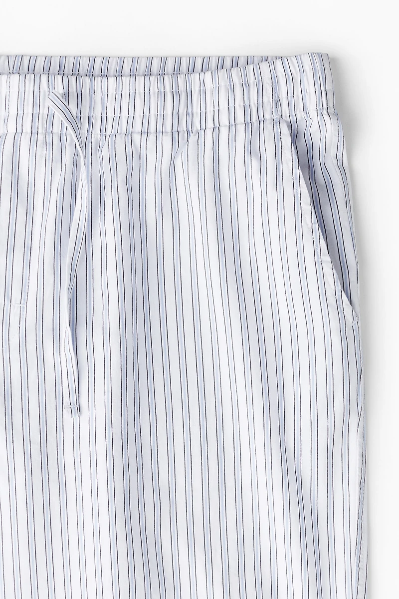 Relaxed-Fit Poplin Pants