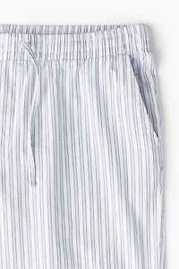 Relaxed-Fit Poplin Pants