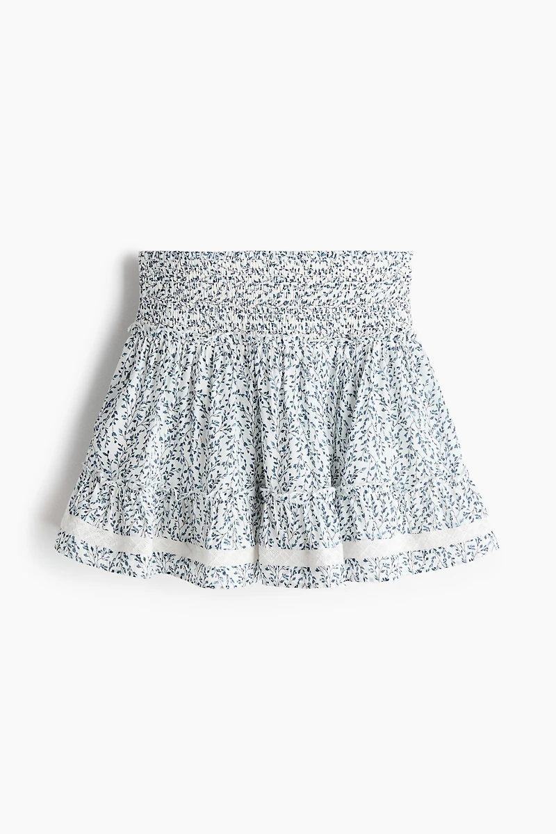 Tiered Viscose-Blend Skirt