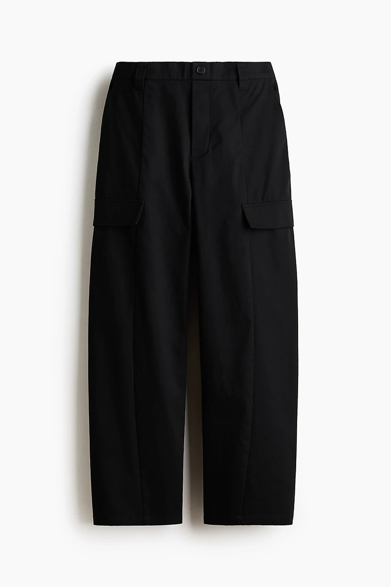 Pantalon tonneau cargo
