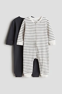 2-pack Cotton Pajama Jumpsuits