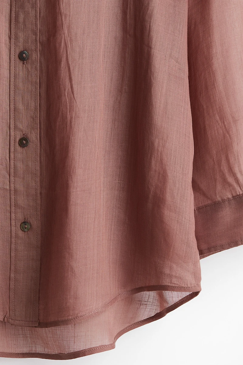 Oversized Ramie Shirt